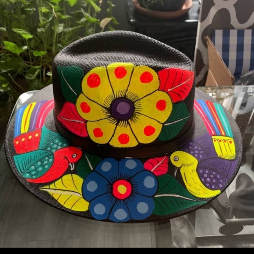 Mexico Colorful Hand-Painted Hat